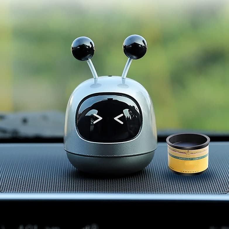 Cute Robot Car Dashboard Fragrance Perfume Diffuser Bar|Air Freshener For Car Dashboard