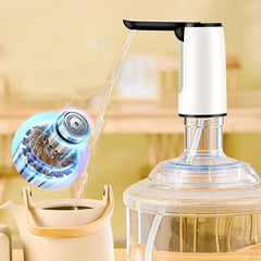 Portable Wireless Water Dispenser Pump for 20 Litre Bottle Automatic Water Pump with Led Digital Display Water Dispenser Hot and Cold Smart Touch Rechargeable