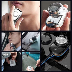 Portable electric shaver
